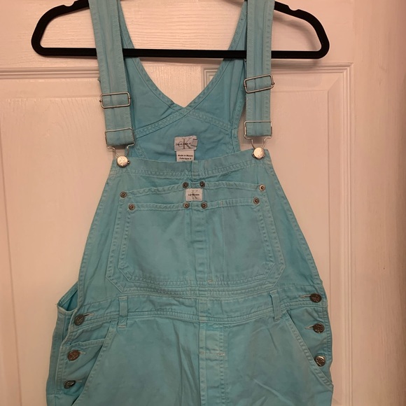 Light blue overalls shorts Calvin Klein - Picture 12 of 15